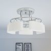 Stropna svjetiljka sa staklenim sjenilima za 5 žarulja E14 200 W