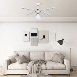 Stropni ventilator sa svjetlom 106 cm bijeli