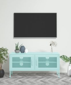 TV ormarić boja mente 105 x 35 x 50 cm čelični