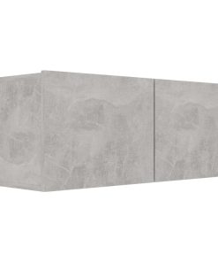 TV ormarić siva boja betona 80 x 30 x 30 cm od iverice