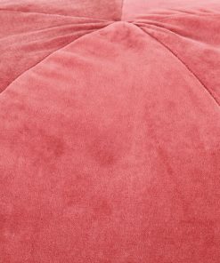 Tabure od pamučnog baršuna 50 x 35 cm ružičasti