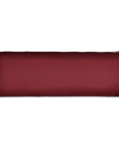 Tapecirani jastuk za naslon sjedala vino crveni 120 x 40 x 10 cm