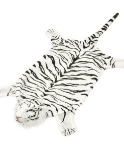 Tepih Tigar od Pliša 144 cm Bijeli