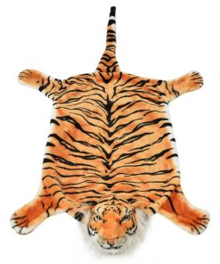 Tepih Tigar od Pliša 144 cm Smeđi