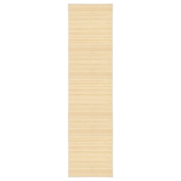 Tepih od bambusa 80 x 300 cm prirodna boja