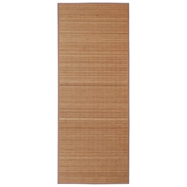 Tepih od bambusa u smeđoj boji 80 x 300 cm