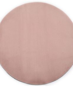 Tepih od umjetnog zečjeg krzna 160 cm blijedo ružičasti