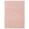 Tepih od umjetnog zečjeg krzna 160 x 230 cm blijedo ružičasti