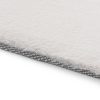 Tepih od umjetnog zečjeg krzna 160 x 230 cm sivi