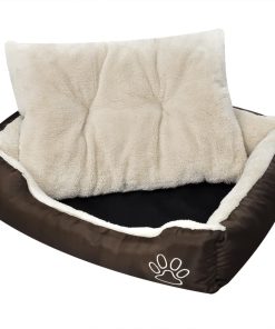 Topli krevet za pse s podstavljenim jastukom S