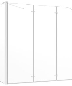 Tuš-kabina od kaljenog stakla 120 x 69 x 130 cm prozirna