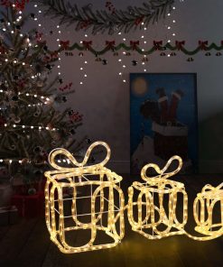 Ukrasne božićne kutije za poklone sa 180 LED žarulja