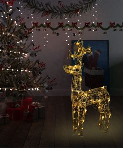 Ukrasni božićni sob s 90 LED žarulja 60 x 16 x 100 cm akrilni