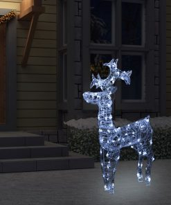 Ukrasni božićni sobovi s 90 LED žarulja 60x16x100 cm akrilni
