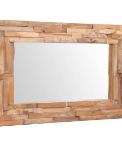 Ukrasno Ogledalo od Tikovine 90x60 cm Pravokutno