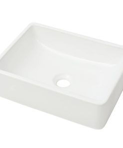 Umivaonik Keramički Bijeli 41x30x12 cm