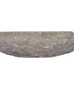 Umivaonik sivi Ø 40 x 12 cm mramorni