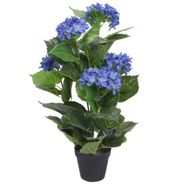 Umjetna Hortenzija s Posudom 60 cm Plava