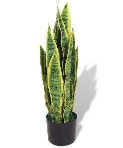 Umjetna biljka sanseverija s posudom 65 cm zelena