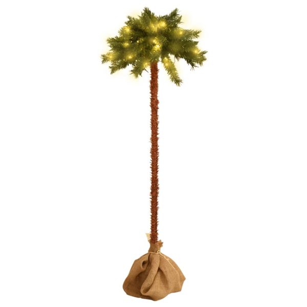 Umjetna palma s LED žaruljama 120 cm