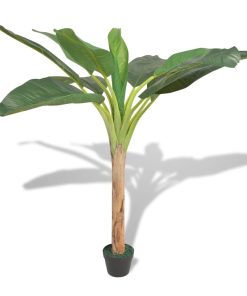 Umjetno Drvo Banane s Lončanicom 150 cm Zeleno