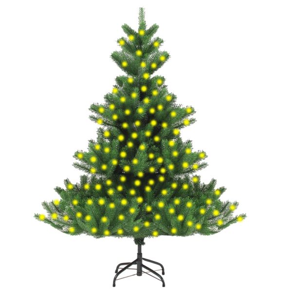 Umjetno božićno drvce kavkaska jela LED svjetla zeleno 240 cm