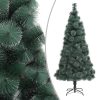 Umjetno božićno drvce s LED svjetlima zeleno 150 cm PVC i PE