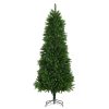Umjetno božićno drvce s realističnim iglicama 240 cm zeleno