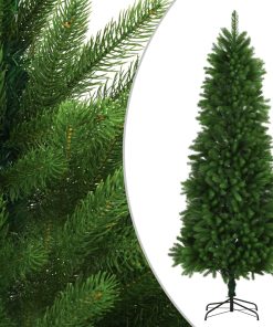 Umjetno božićno drvce s realističnim iglicama 240 cm zeleno