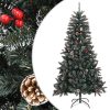 Umjetno božićno drvce sa stalkom zeleno 180 cm PVC