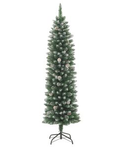 Umjetno usko božićno drvce sa stalkom 180 cm PVC