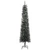 Umjetno usko božićno drvce sa stalkom zeleno 240 cm PVC