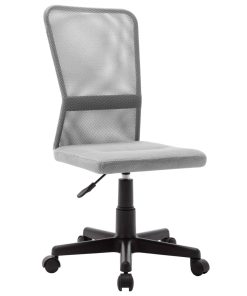 Uredska stolica siva 44 x 52 x 100 cm od mrežaste tkanine