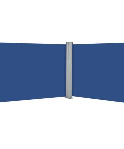 Uvlačiva bočna tenda 140 x 1000 cm plava