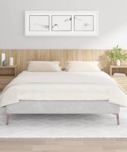 Uzglavlje za krevet s ormarićima boja hrasta konstruirano drvo