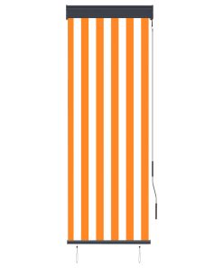Vanjska roleta 60 x 250 cm bijelo-narančasta