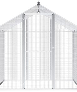 Vanjski kavez za ptice od aluminija 178 x 122 x 194 cm