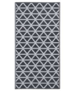 Vanjski tepih crni 160 x 230 cm PP