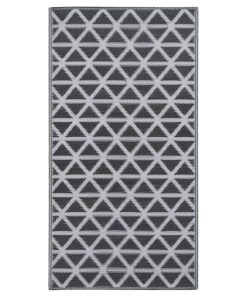 Vanjski tepih crni 190 x 290 cm PP