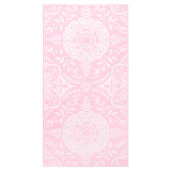 Vanjski tepih ružičasti 190 x 290 cm PP