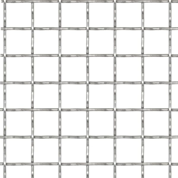 Vrtna mrežasta ograda od nehrđajućeg čelika 50x50 cm 11x11x2 mm