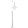 Vrtna stupna svjetiljka od aluminija E27 120 cm bijela