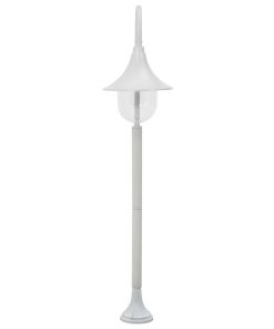Vrtna stupna svjetiljka od aluminija E27 120 cm bijela