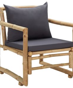 Vrtne stolice s jastucima 2 kom od bambusa
