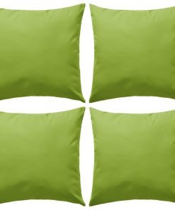 Vrtni jastuci 4 kom 45 x 45 cm zeleni