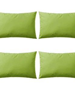 Vrtni jastuci 4 kom 60 x 40 cm zeleni