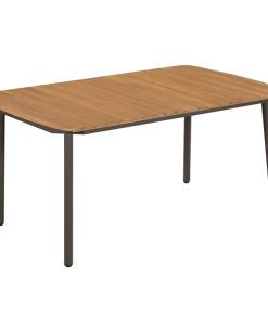 Vrtni stol 150 x 90 x 72 cm masivno bagremovo drvo i čelik