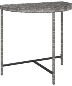 Vrtni stol sivi 80 x 50 x 75 cm od poliratana