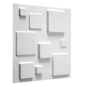 WallArt 3D zidni paneli 24 kom GA-WA09 s uzorkom kvadrata
