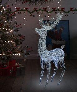 XXL akrilni božićni sob 250 LED žarulja 180 cm hladni bijeli